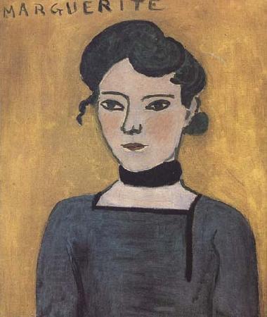 Henri Matisse Portrait of Marguerite (mk35)